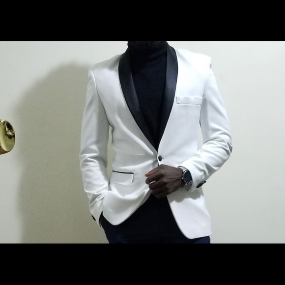 Men tuxedo white and black - Picture 6 of 11